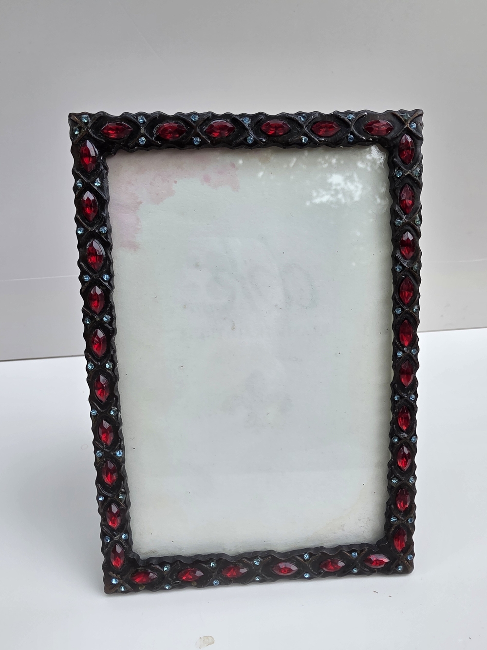 Ornate Red Jeweled Picture Frame - Home Accents